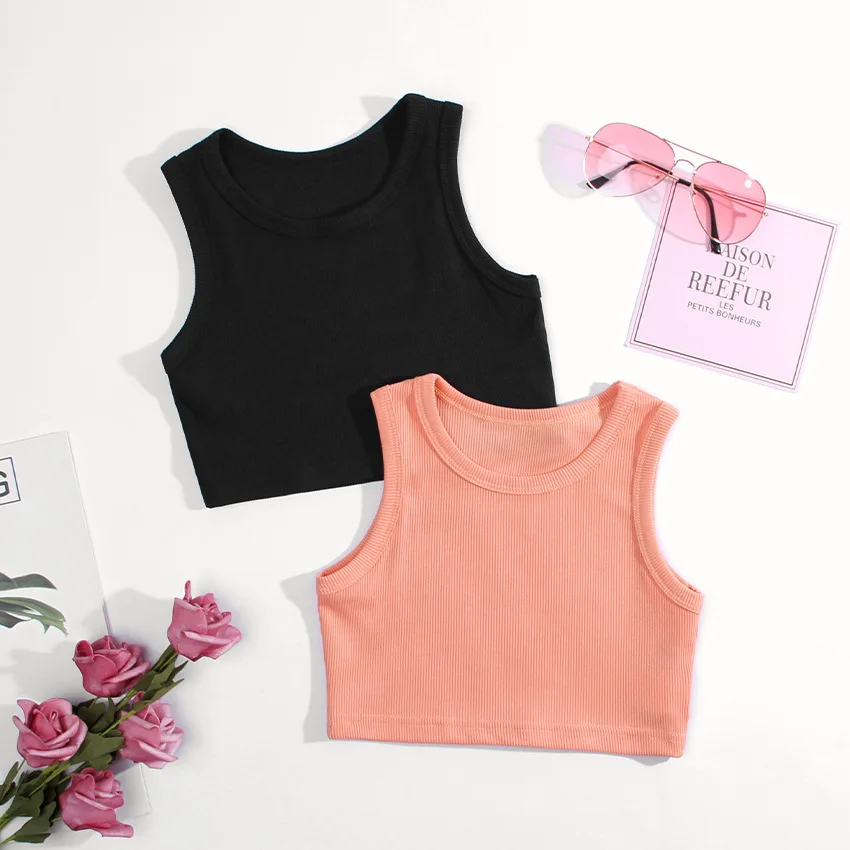 Summer Clothing Baby Girl - Summer Girls Underwear Sleeveless Shirts for