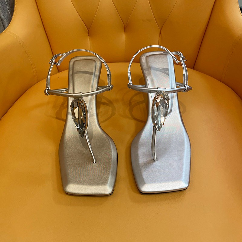 Summer Clothing Stores - Jewel One Strap Sandals Summer New