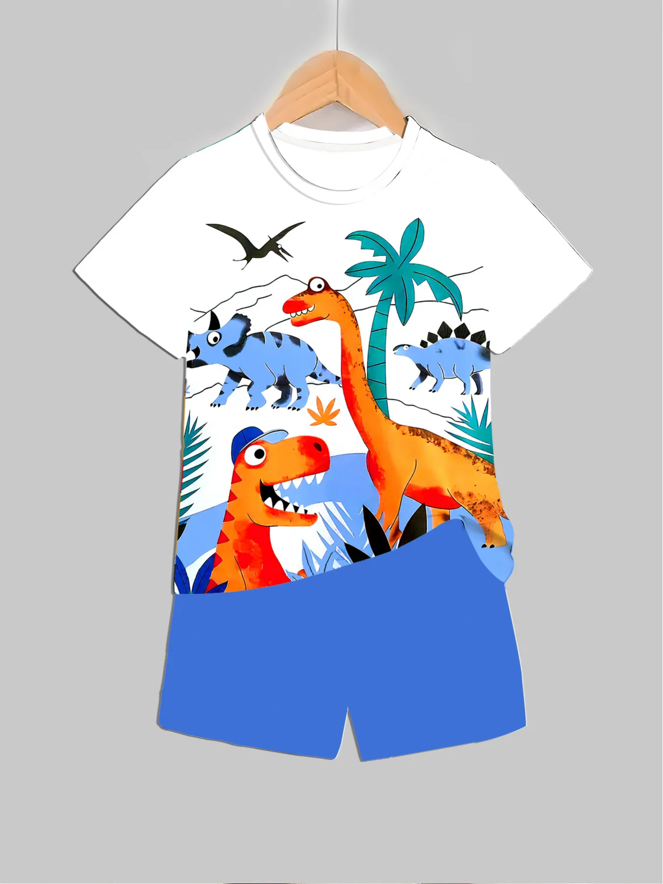 New Dinosaur Printed Outfits T - Summer Clothing Baby Girl review and price