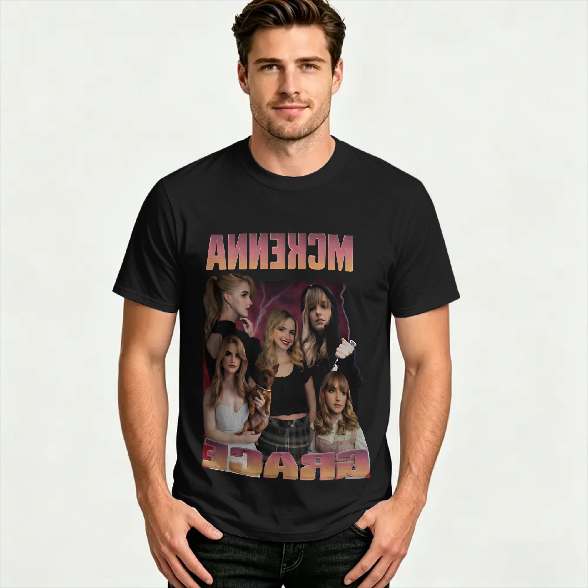 Mckenna Grace Cotton T-Shirt F - Summer Clothing Wholesale review and price