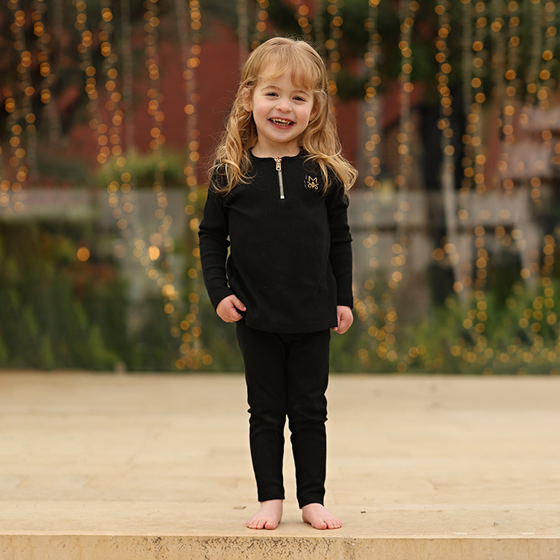 Summer Black Ribbed Family Mat - Summer Clothing Baby Girl review and price